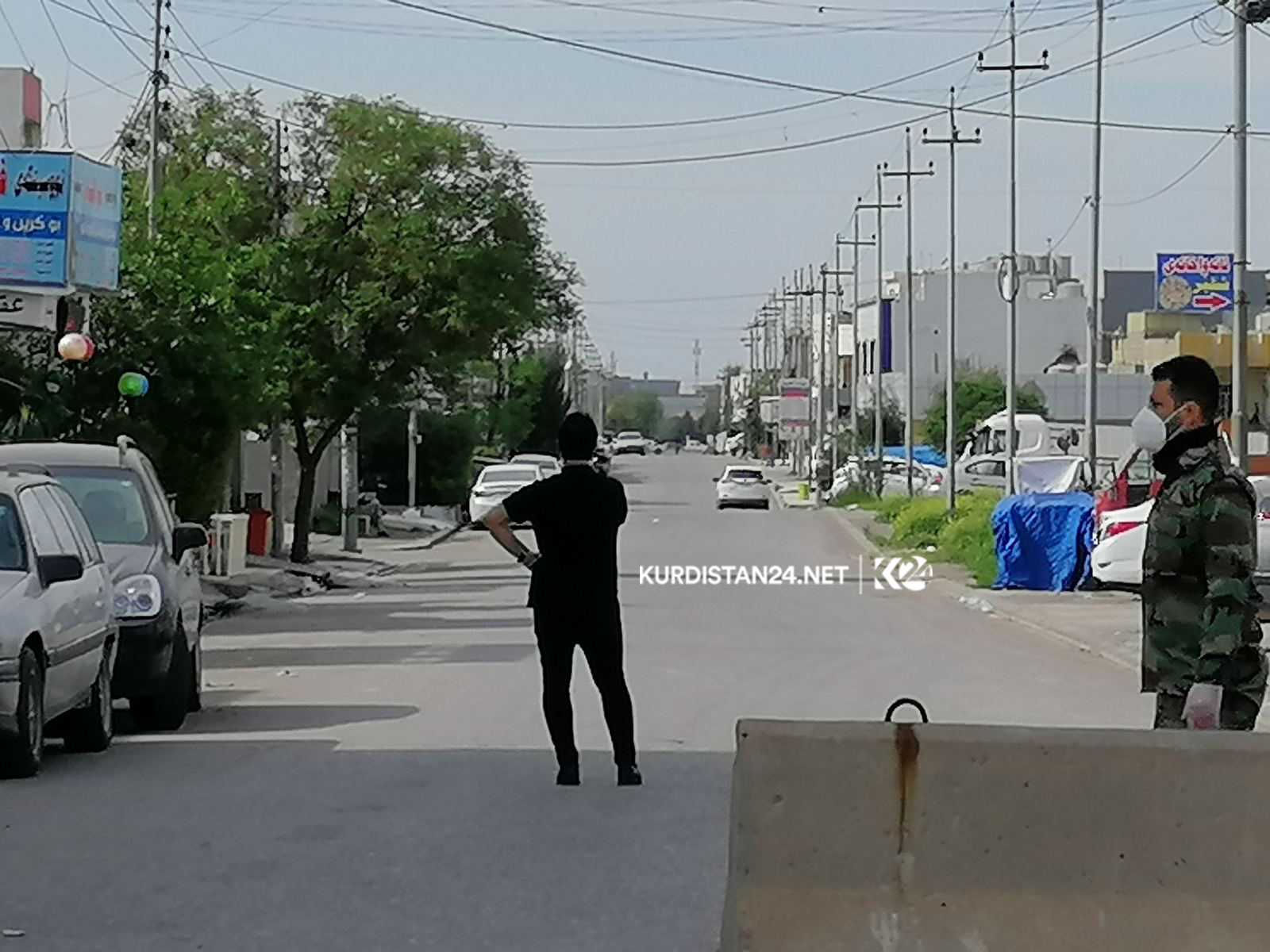 گەڕەكی كارێزان كەرەنتین كرا